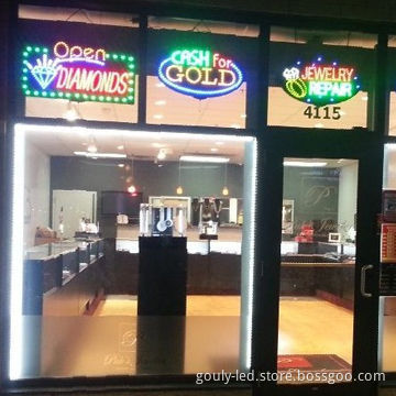 New led light for shop window display